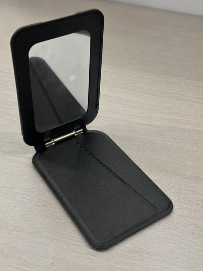 IPhone uchun magnitli karta hamyon, telefon stendi, oynali eko charm g‘ilof