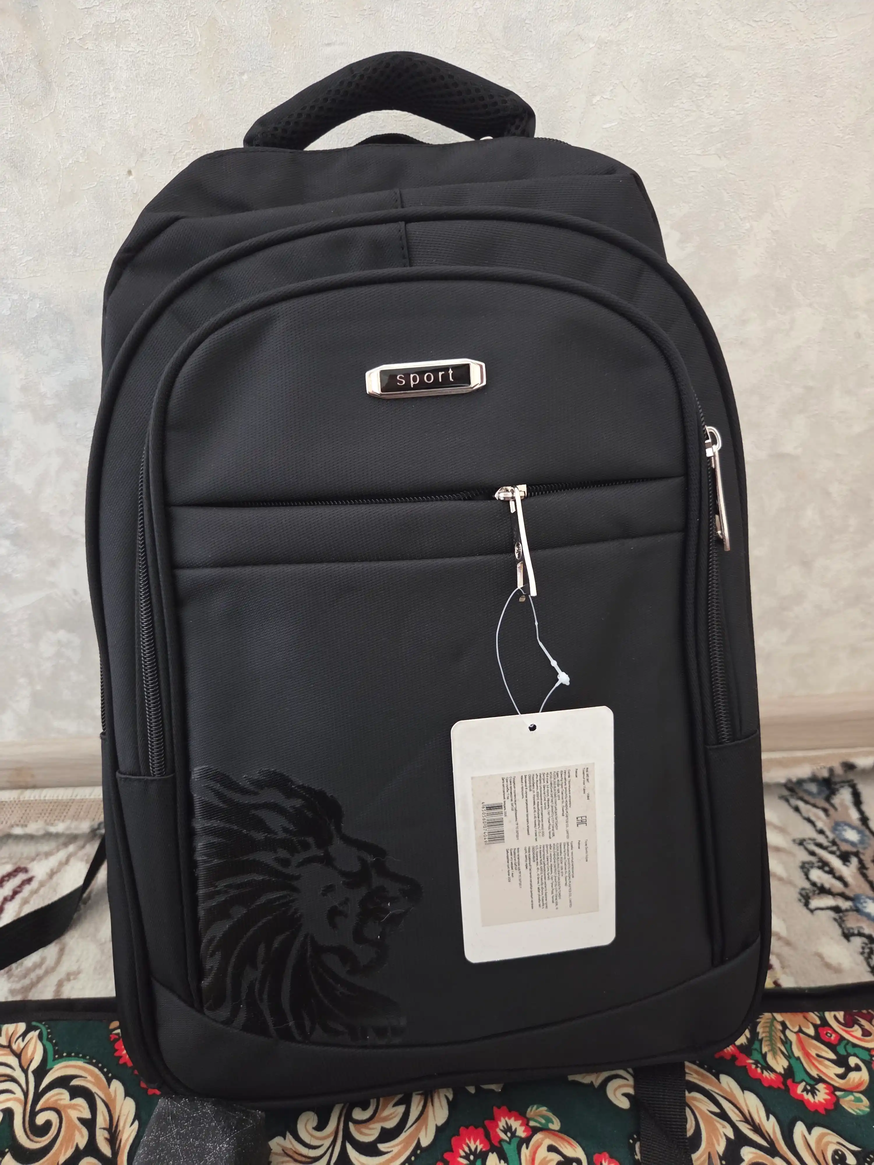 Maktab ryukzagi, erkaklar ryukzagi, o‘quvchi sumkasi, maktab sumkasi, qora ryukzak, sport