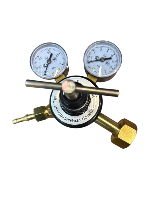 CO₂ karbonat angidrid reduktori payvandlash uchun G3/4 M16×1.5 2 ta manometr nippel 6/9 mm