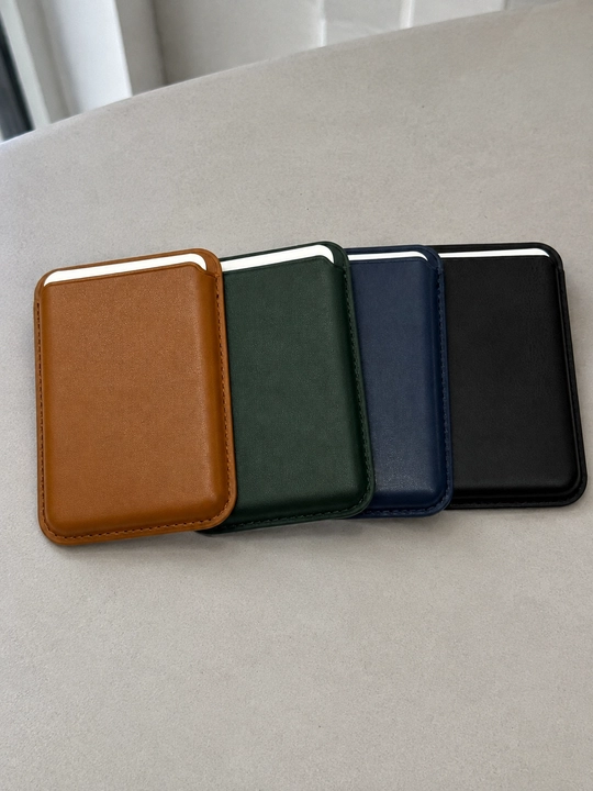 3 ta kartaga mo‘ljallangan magnit kartxolder, eko-charm, ixcham unisex hamyon