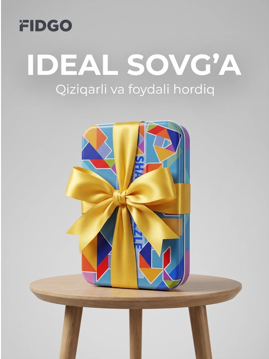 Tangram FIDGO, geometrik shakllar bilan rivojlantiruvchi boshqotirma