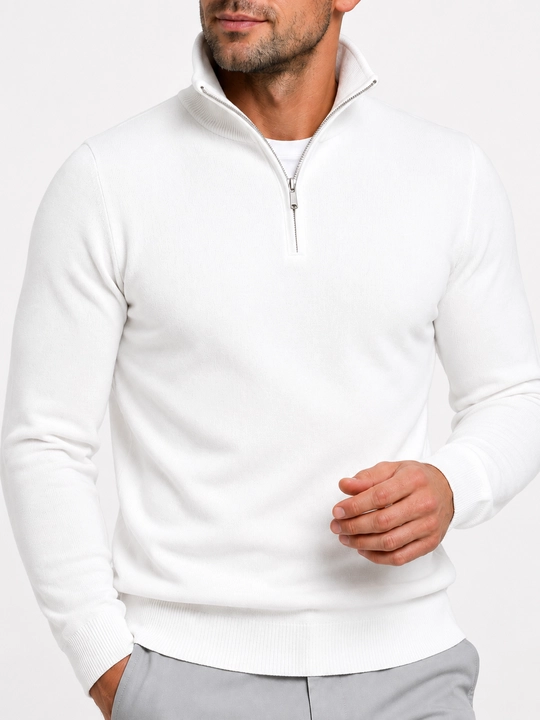 Erkaklar uchun chaqmoqli sviter, standart o‘lcham S dan-XL gacha,46 dan 52 mos keladi