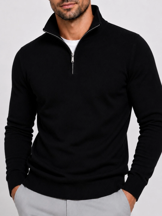 Erkaklar uchun chaqmoqli sviter, standart o‘lcham S dan-XL gacha,46 dan 52 mos keladi