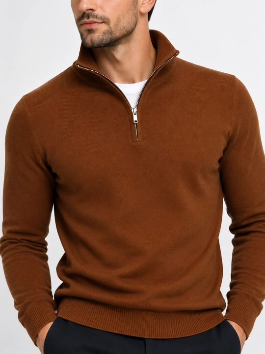 Erkaklar uchun chaqmoqli sviter, standart o‘lcham S dan-XL gacha,46 dan 52 mos keladi