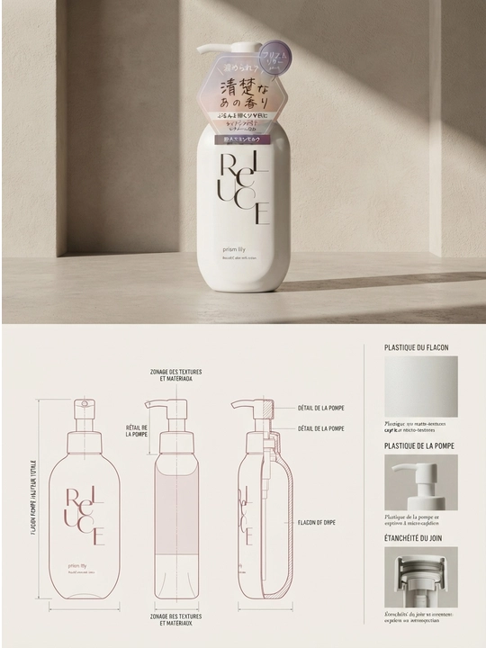 Yuz namlovchi losyon, ReLUCE Skin Milk Lotion — Prism Lily, 300 ml