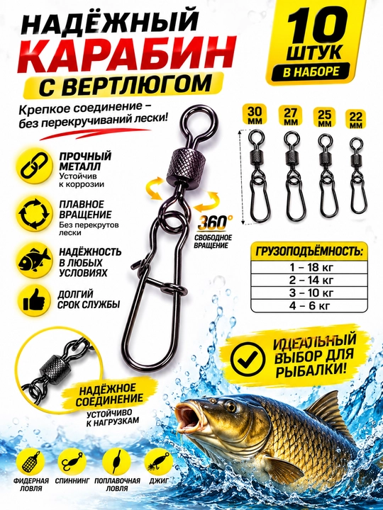 Американский Карабин с вертлюгом
