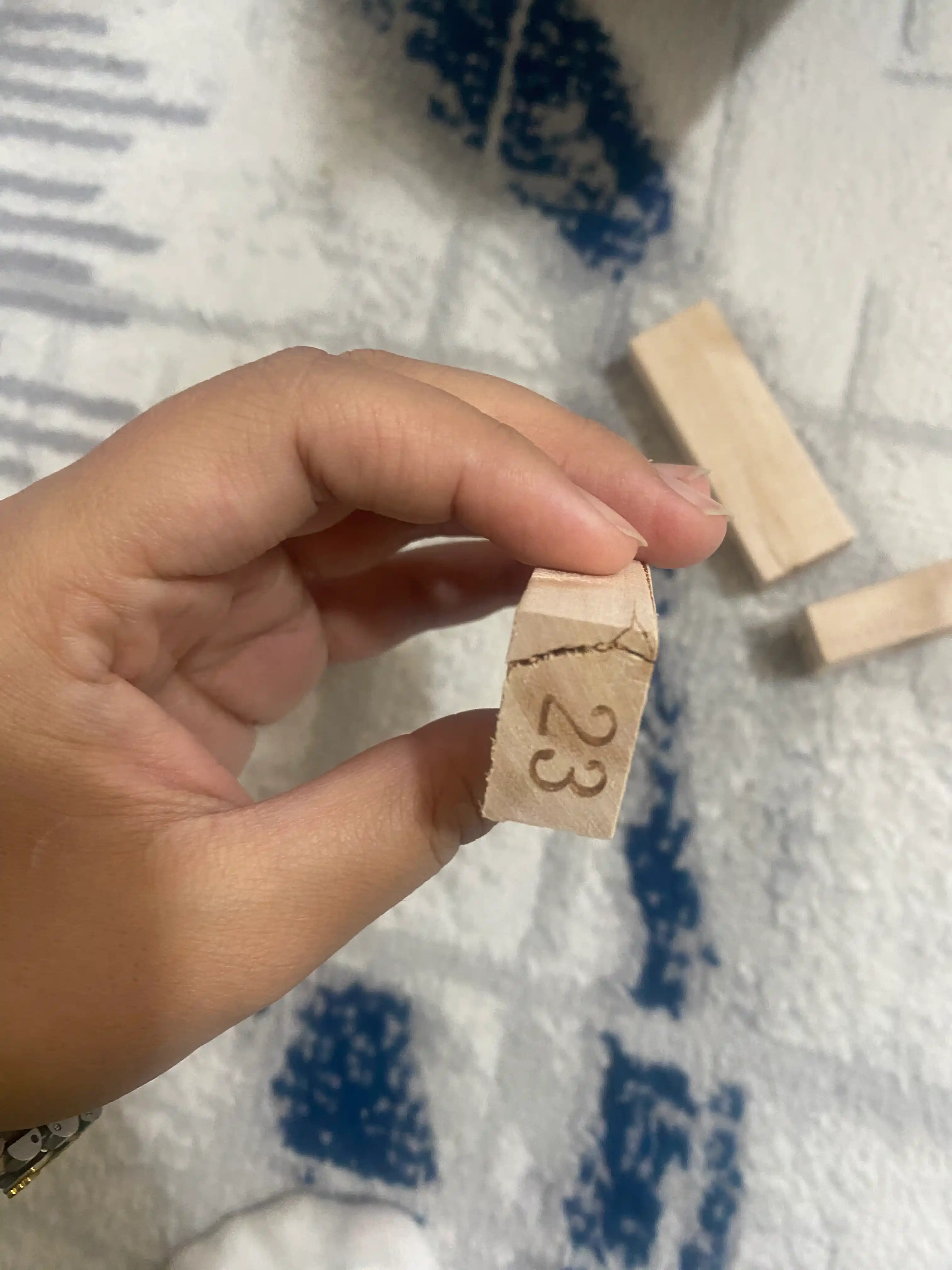 Jenga 54 ta yog‘och kubiklar, bolalar uchun o‘yinchoq