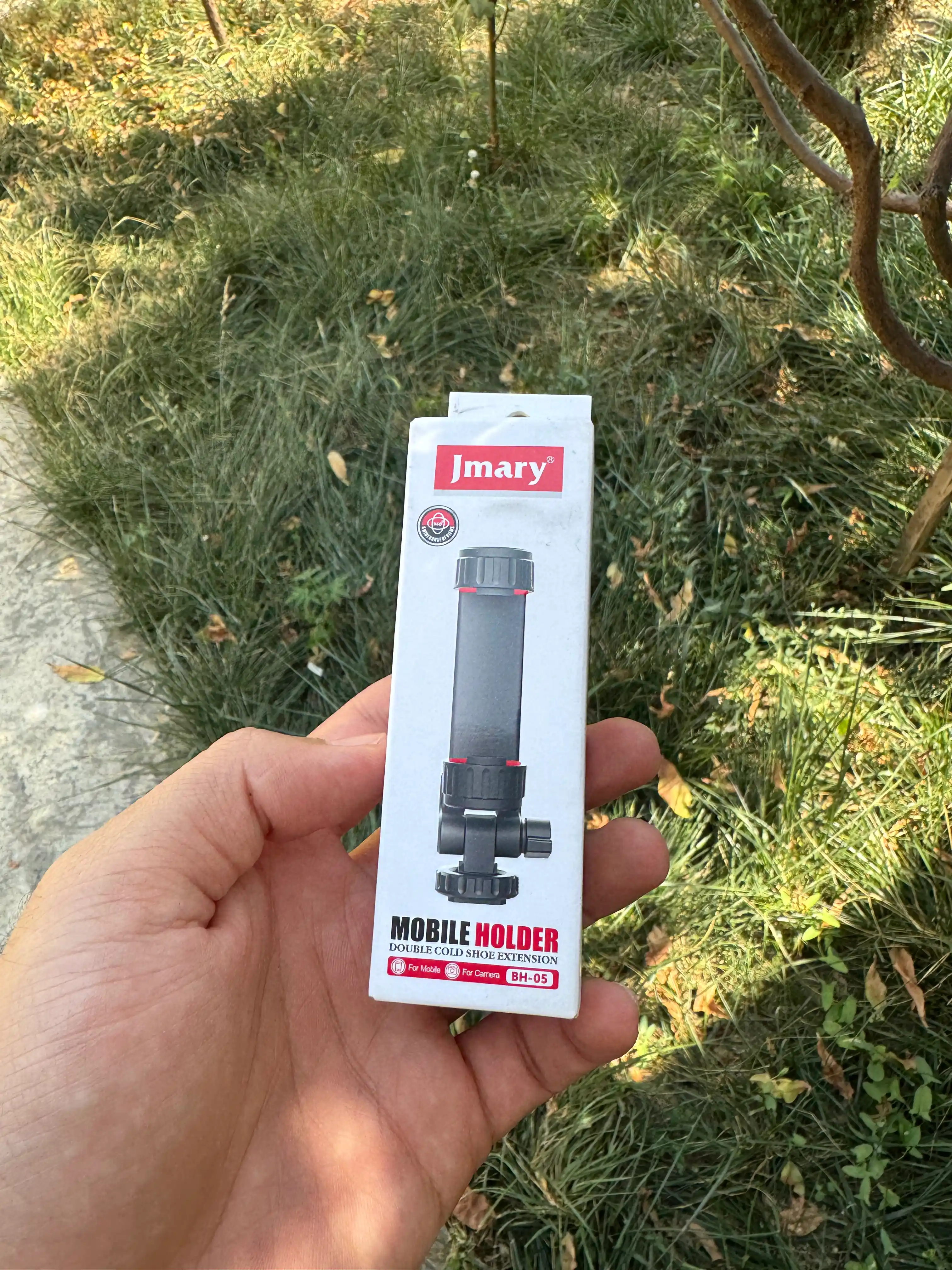 Shtativ, mobil telefon, foto va video kamera ushlagichi