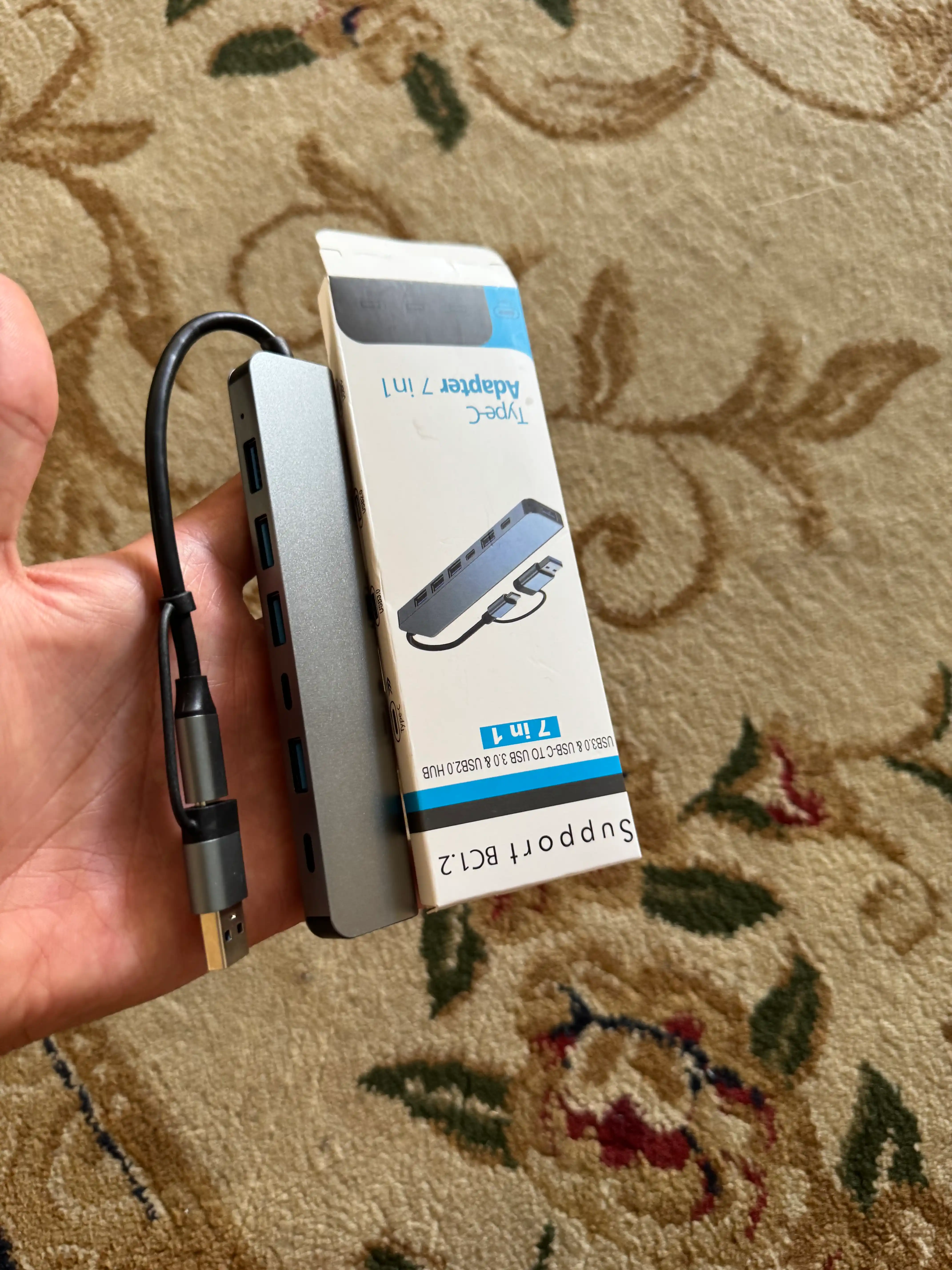 USB и Type-C HUB для компьютера и ноутбука, 4/7/8 портов