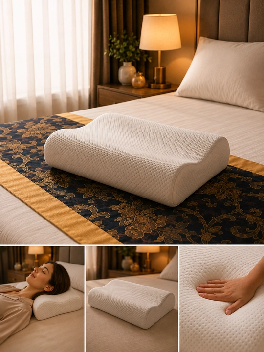 Anatomik yostiq, bo‘yin va bosh uchun qulay, Memory Foam