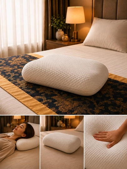 Anatomik yostiq, bo‘yin va bosh uchun qulay, Memory Foam