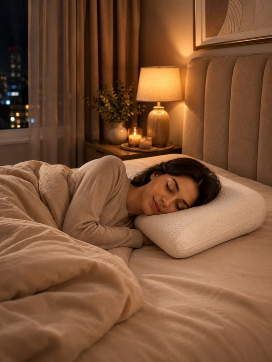 Anatomik yostiq, bo‘yin va bosh uchun qulay, Memory Foam