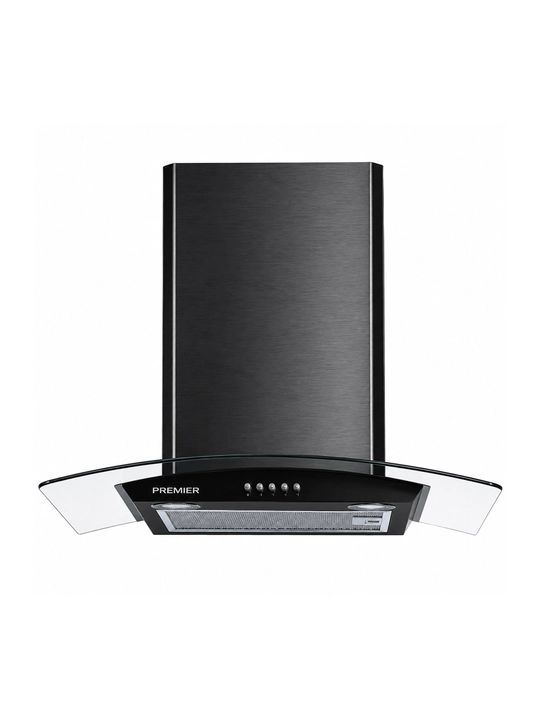 Premier T CURWED BL oshxona dudbo‘roni, 60 sm, T-shaklli, qora, 3 tezlik, LED - 