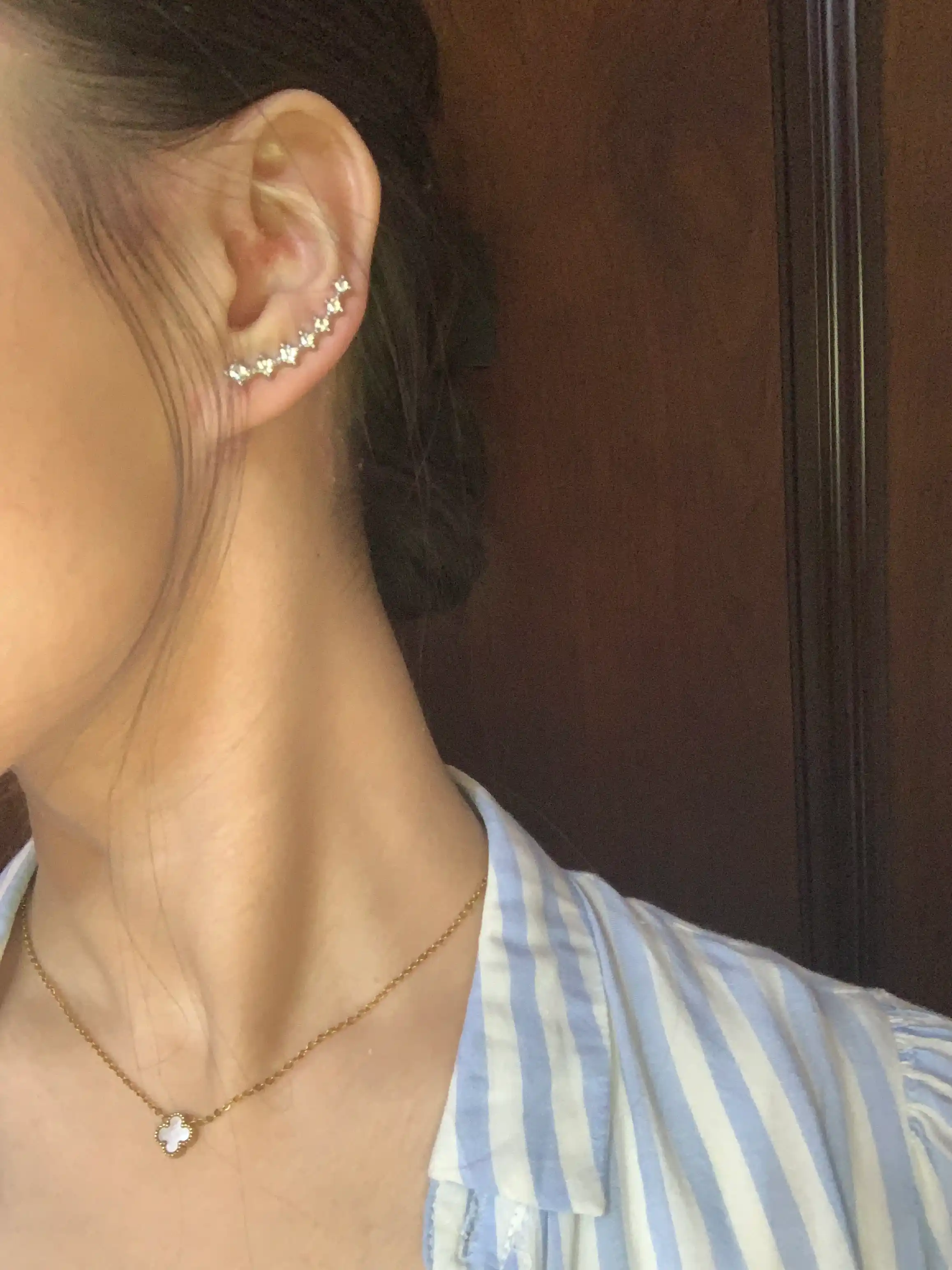Серьги каффы, без прокола