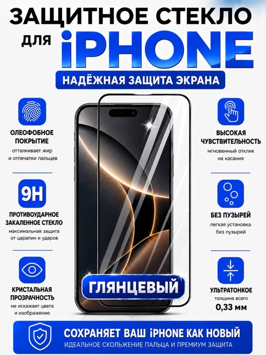 Защитное стекло для iPhone - 