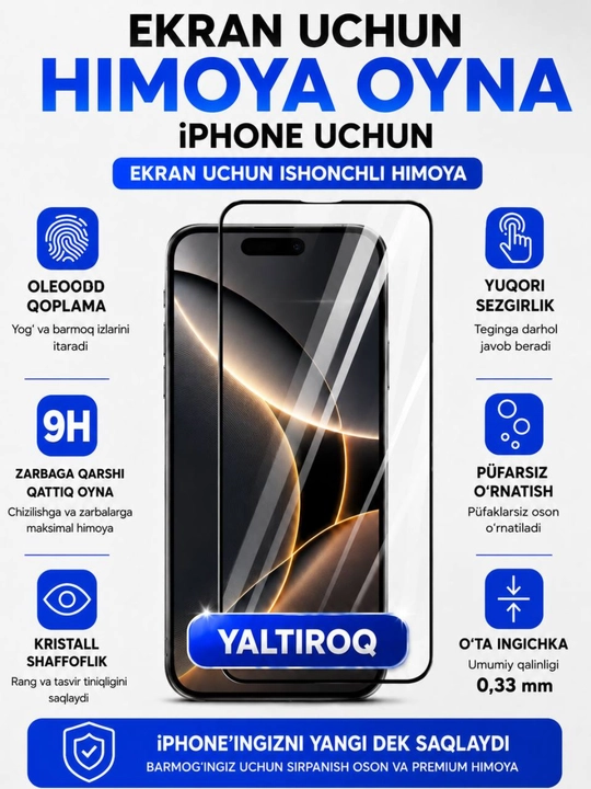 Защитное стекло для iPhone