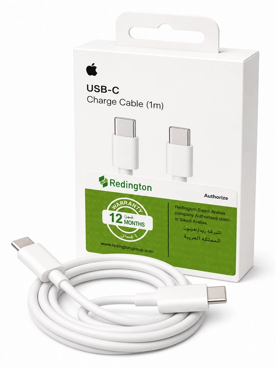 Redington USB-C to USB-C kabel 1 m — zaryadlash va ma’lumot uzatish uchun - 