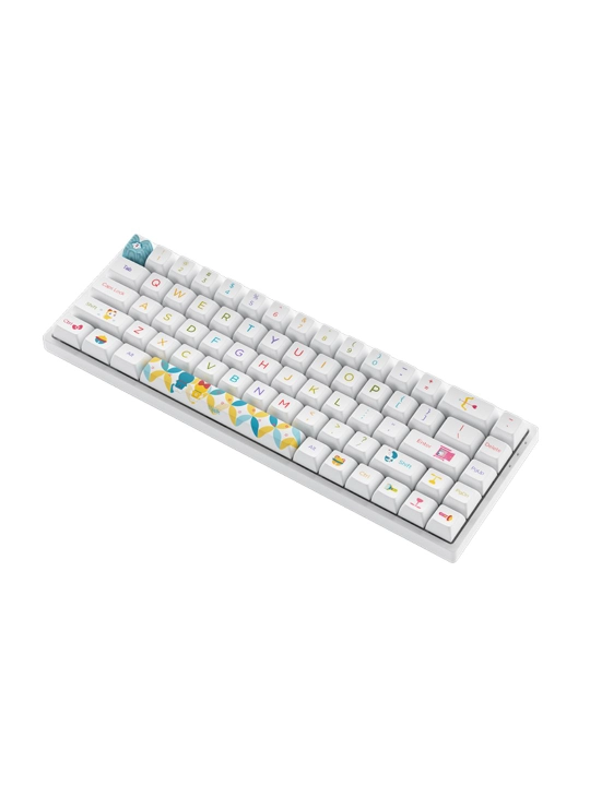 Механическая клавиатура Akko 3068B Doraemon Rainbow, 68 клавиш, Bluetooth/2.4G EN/UKR, RGB