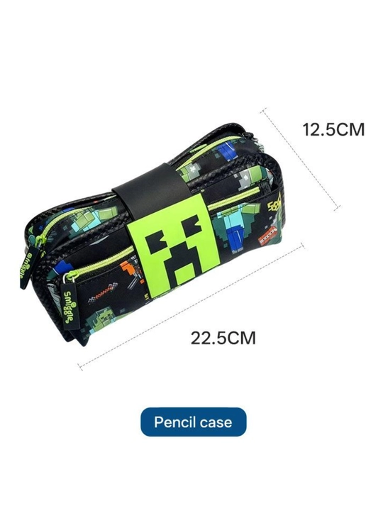 Smiggle maktab penal, o‘g‘il va qiz bolalar uchun, 2 bo‘limli, yorqin dizayn - 