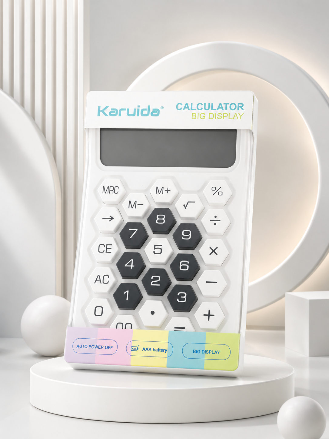 Karuida — калькулятор с большим экраном BIG DISPLAY для офиса и школы - 