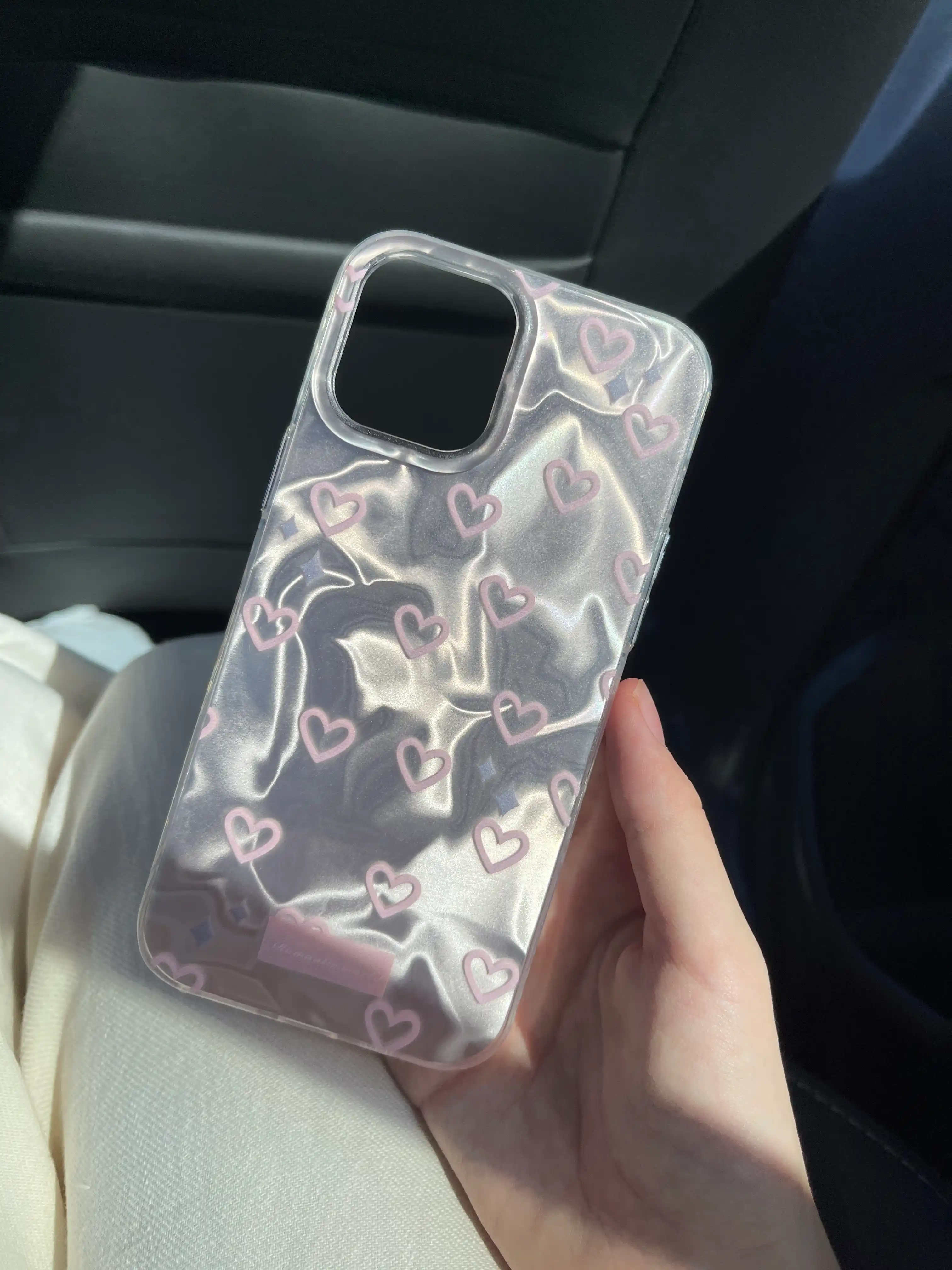 Chexol iPhone 11, 12, 13, 14, 15, 16, 17, Pro, Max, uchun Gilof,silikon, pushti, yuraklar