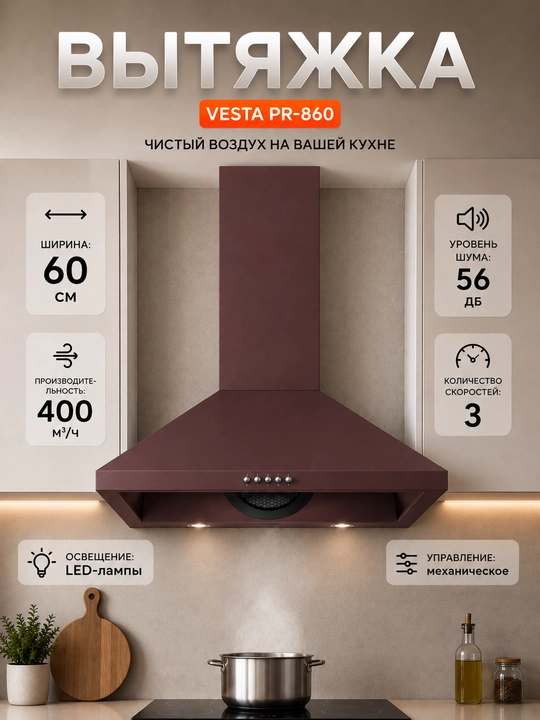 Oshxona dudbo'roni Vesta PR-860 - 