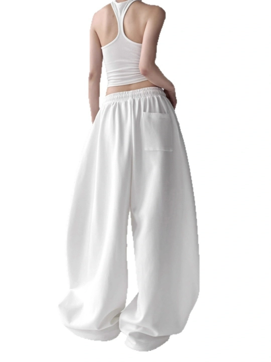 Ayollar sport shimlari, shalvar kuzgi — amerika vintage uslubi, oversize,baggy