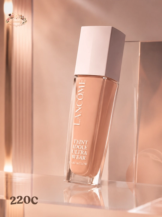 Lancôme Teint Idole Ultra Wear №220C tabiiy yaltiroqlikdagi yengil tonal krem