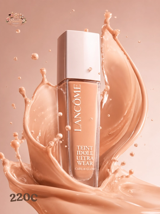 Lancôme Teint Idole Ultra Wear №220C tabiiy yaltiroqlikdagi yengil tonal krem