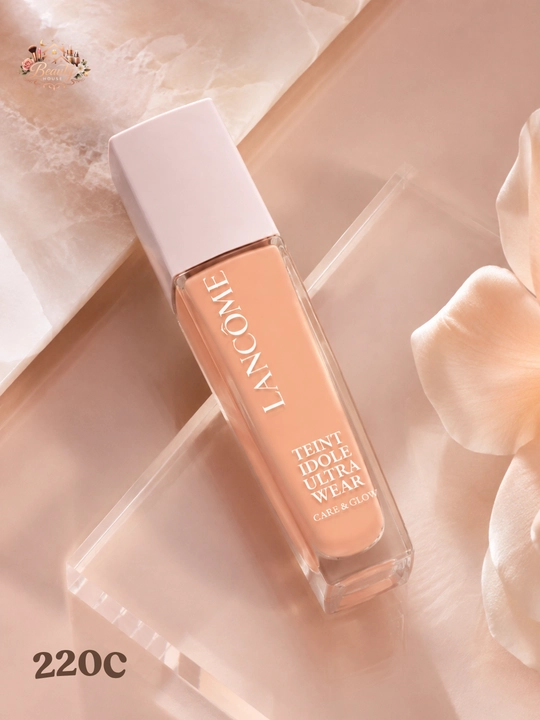 Lancôme Teint Idole Ultra Wear №220C tabiiy yaltiroqlikdagi yengil tonal krem