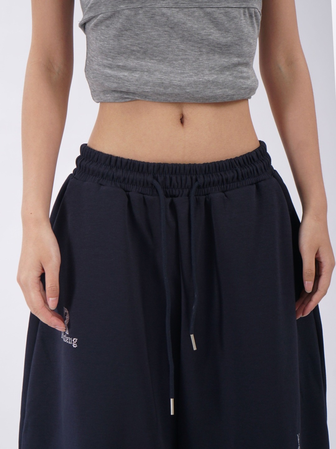 Ayollar sport shimlari, shalvar kuzgi — amerika vintage uslubi, oversize,baggy