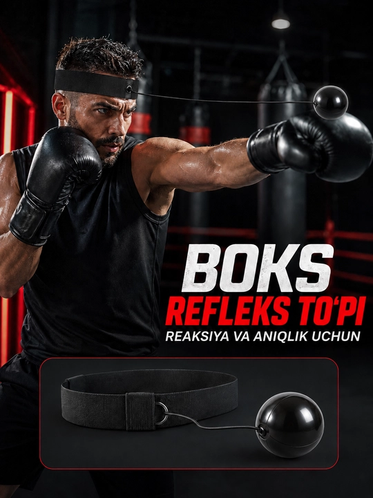 Boks uchun refleks to‘pi, boshga taqiladigan reaksiya va koordinatsiya trenajyori - 