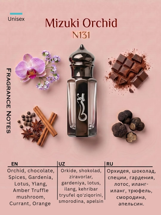 Nafas spirtsiz moyli atirlari, ayollar uchun barqaror ifor - 