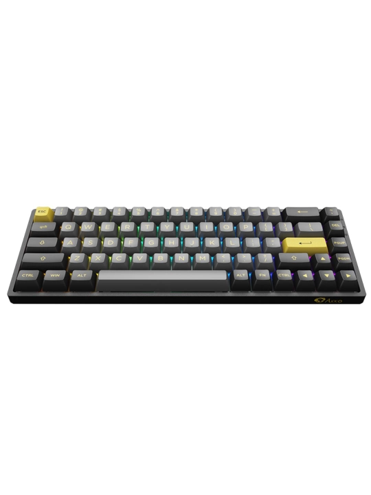 Akko 3068B Plus mexanik klaviaturasi Qora va oltin / Qora va havorang, Bluetooth/2.4G/USB-C, RGB