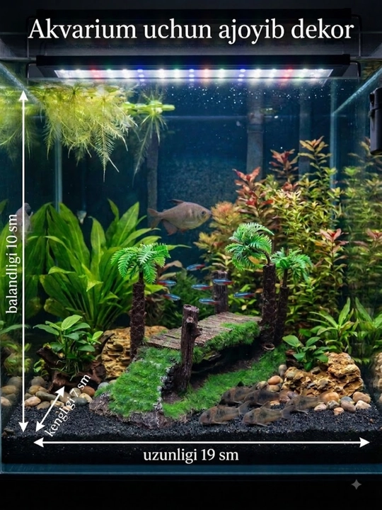 Akvarium Aksessuari – Baliqlaringiz Uchun Qulay va Chiroyli Muhit