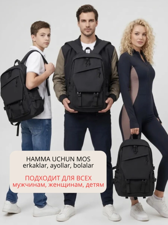 Рюкзак школьный, для ноутбука, с ортопедической спинкой, городской, с USB, портфель