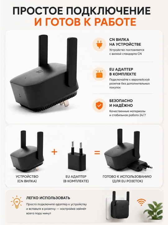 Усилитель Wi-Fi сигнала, репитер
