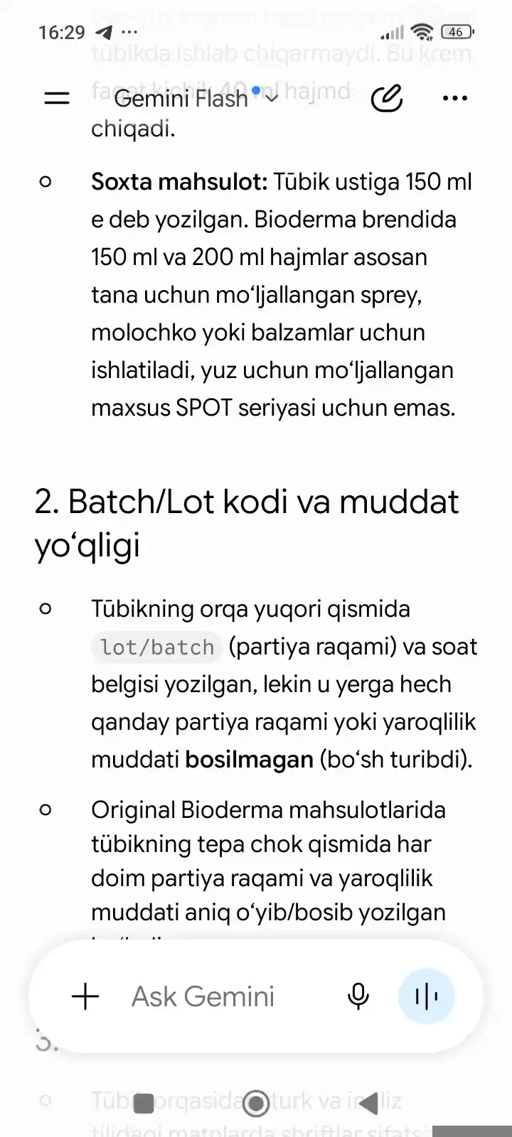 Kuchli himoya beruvchi Photoderm Spot SPF 50+ quyosh kremi,sezgir teri uchu,suvga chidamli