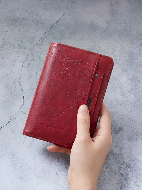 Чехол для паспорта, с чехлом для ID-карты, кошелек для документов, карт-холдер, 11×15 см - 