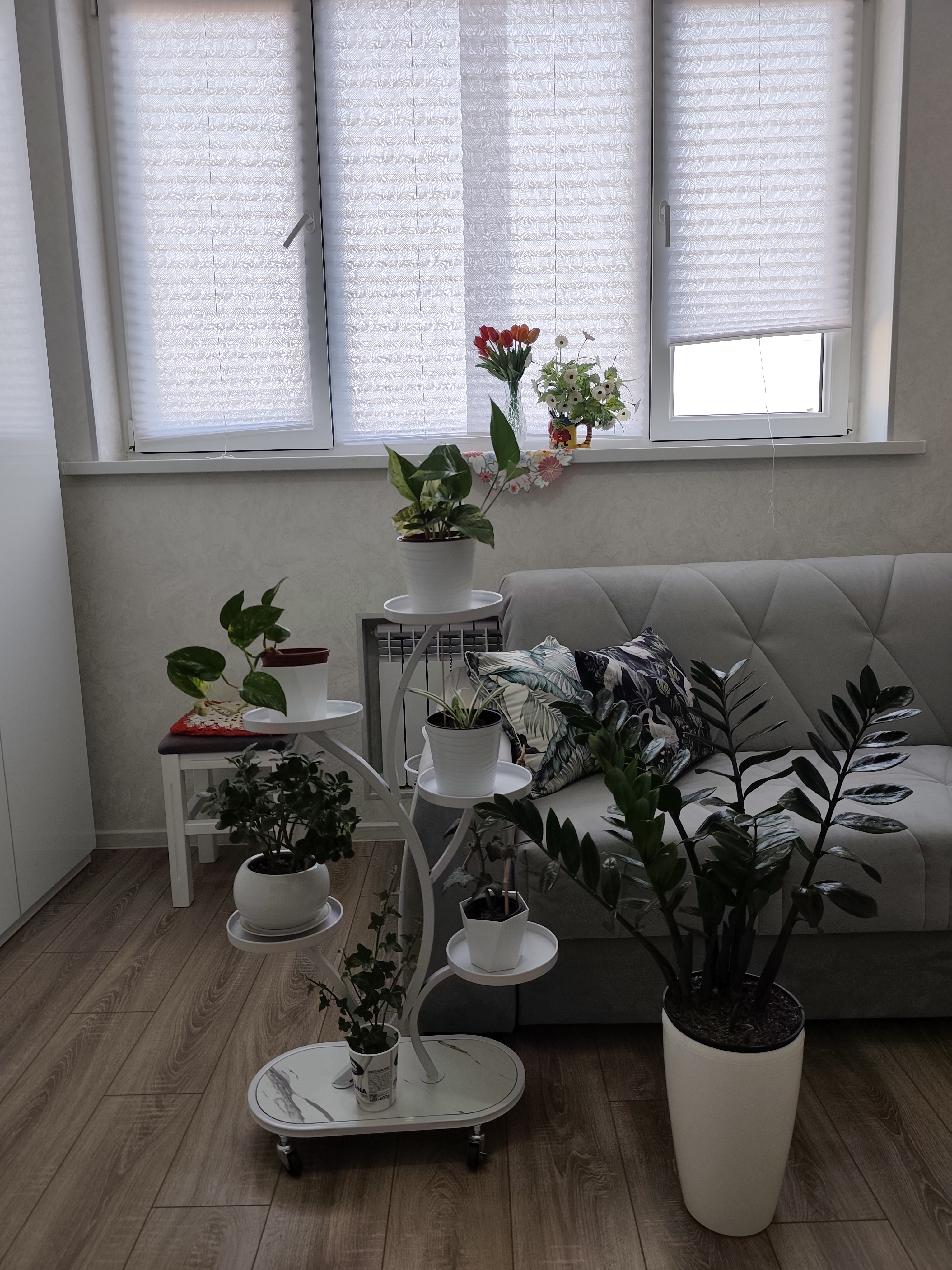 Подставка для растений и цветов, декоративная, металлическая, подходит для дома и офиса
