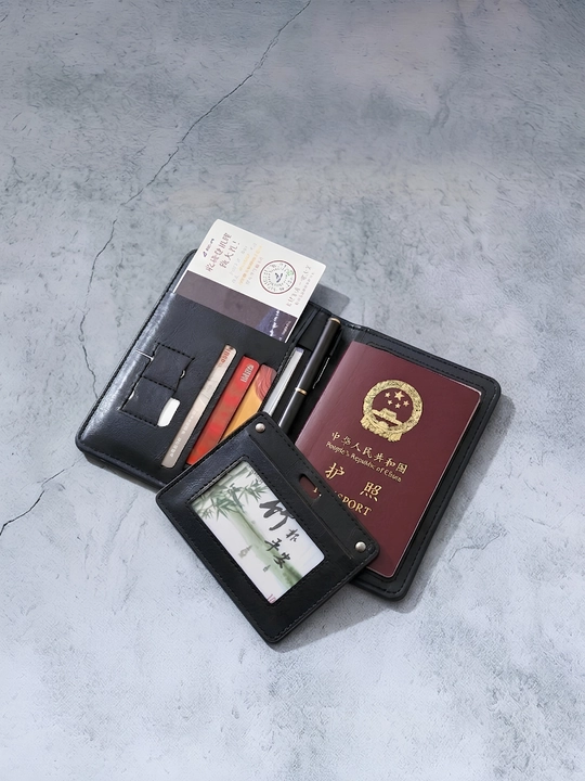 Чехол для паспорта, с чехлом для ID-карты, кошелек для документов, карт-холдер, 11×15 см