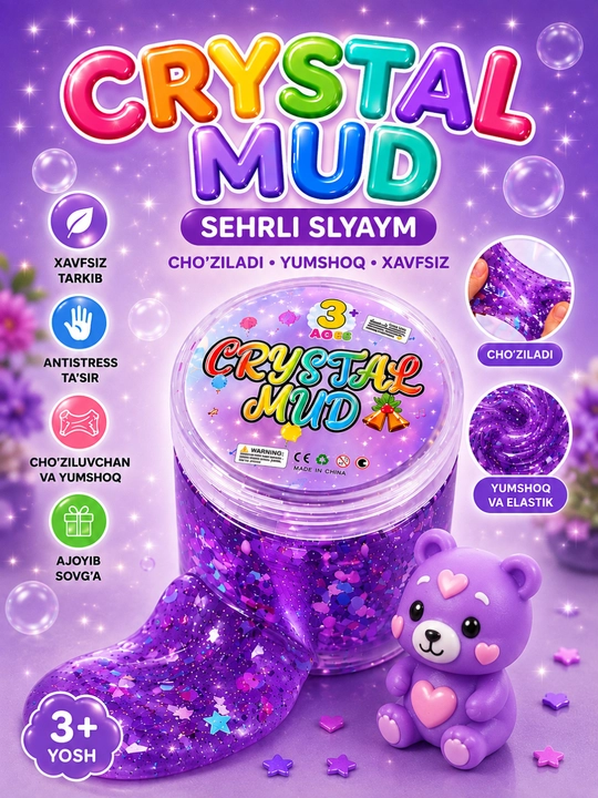 Slime Slime - bolalar uchun o‘yinchoq - 