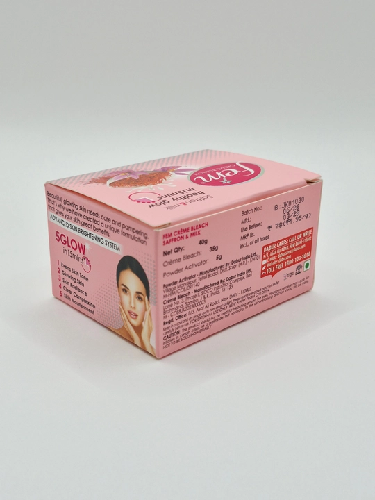 Fem Crème Bleach Saffron & Milk, 40 г