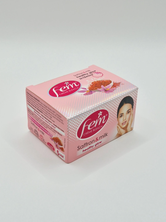 Fem Crème Bleach Saffron & Milk, 40 г