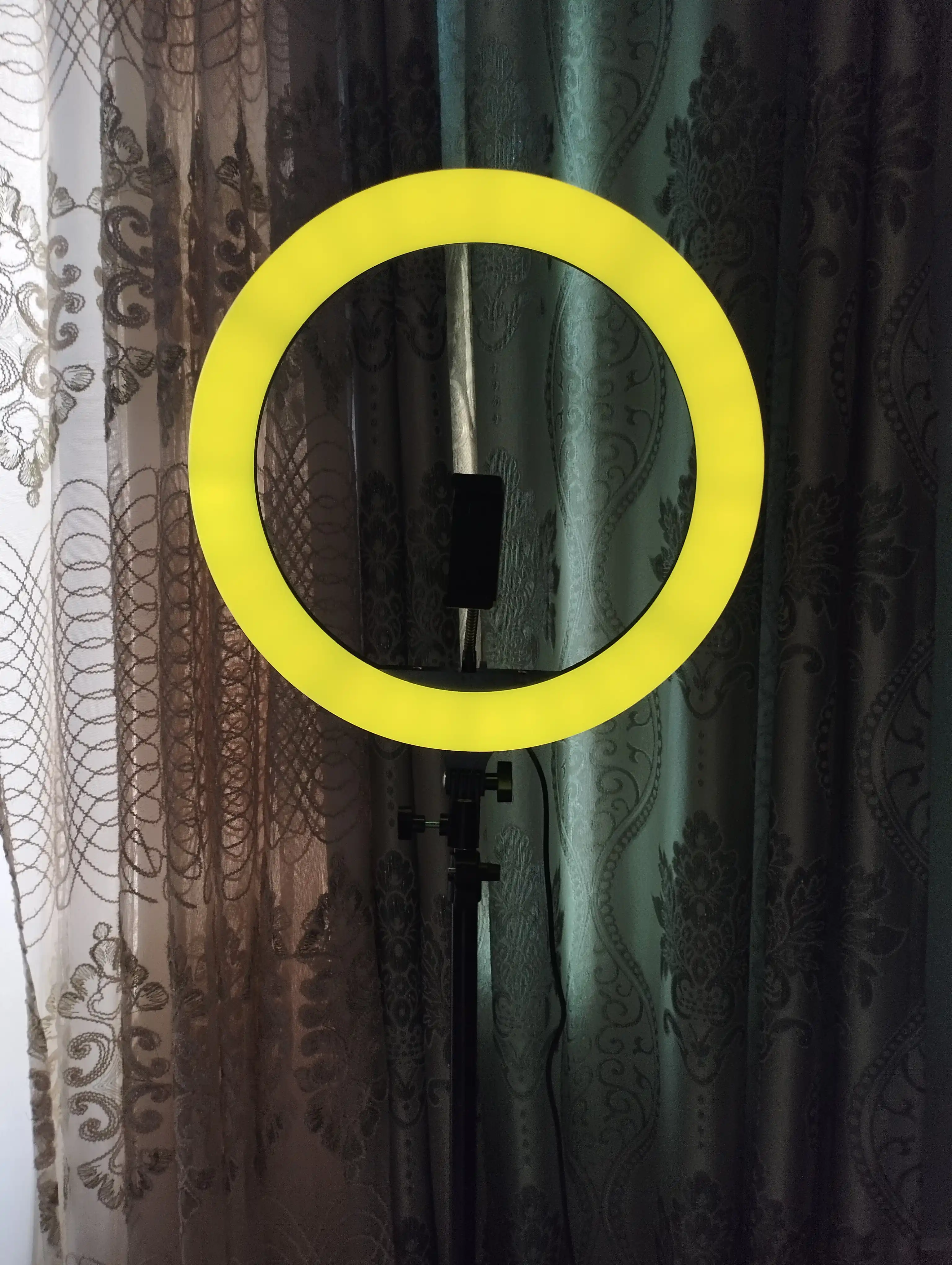 VIZON halqasimon lampasi, telefon lampasi bilan shtativ