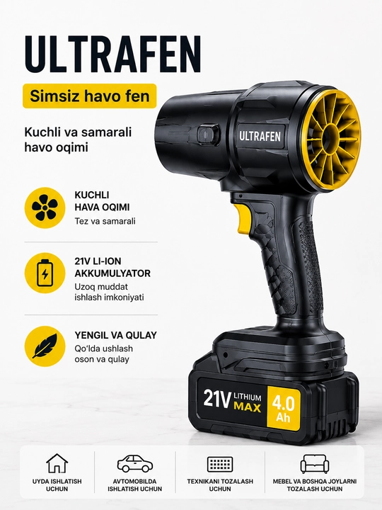48V Simsiz barg puflagich 550V - 