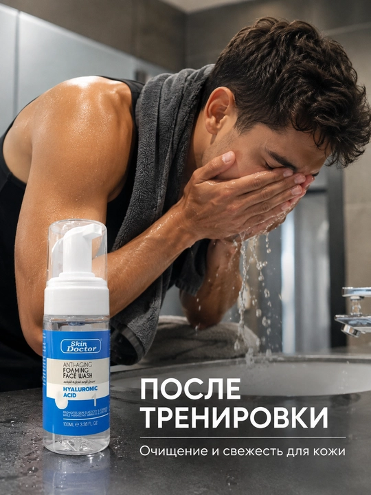 Пенка для умывания Skin Doctor с гиалуроновой кислотой, очищающая, 100 мл