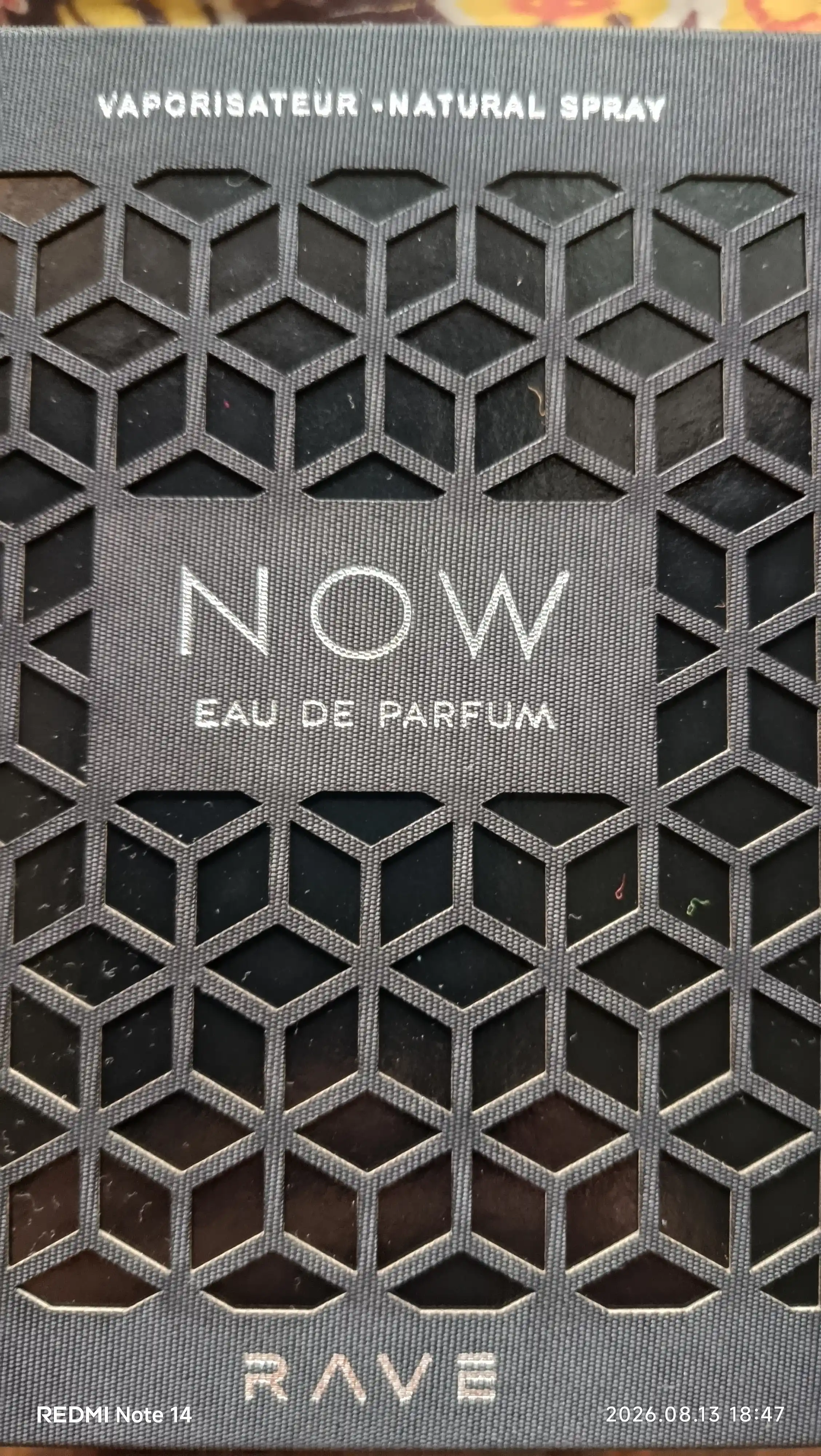 Eau de Parfum Now Rave by Lattafa DUBAI для мужчин, 100 мл, духи, духи, дукси