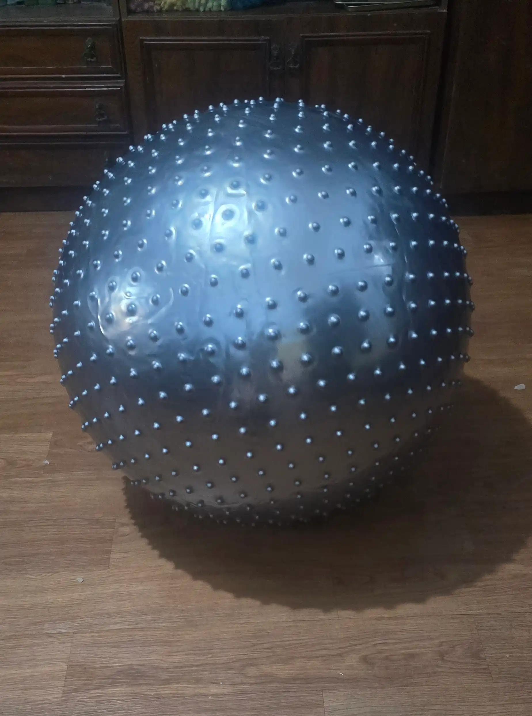 Мяч для фитнеса и йоги с шипами, Fitball, с насосом, 75-85-95 см