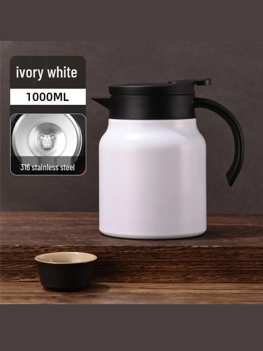1 Litrli Termos Choynak Filtrli, Choy va Qahva Uchun Termokrujka, Germetik Qopqoqli